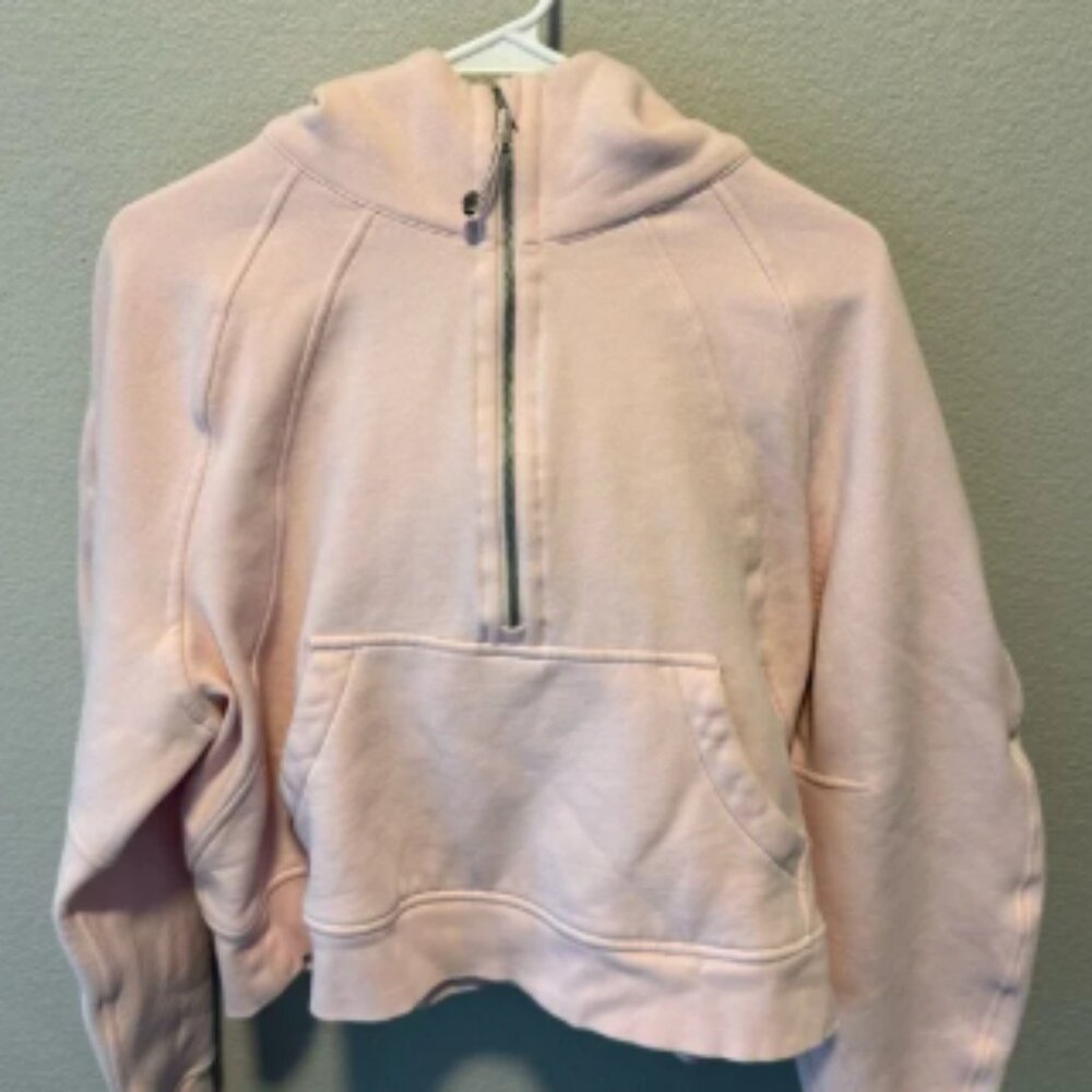 Lululemon Strawberry Milkshake Scuba - M/L Preloved, excellent condition!